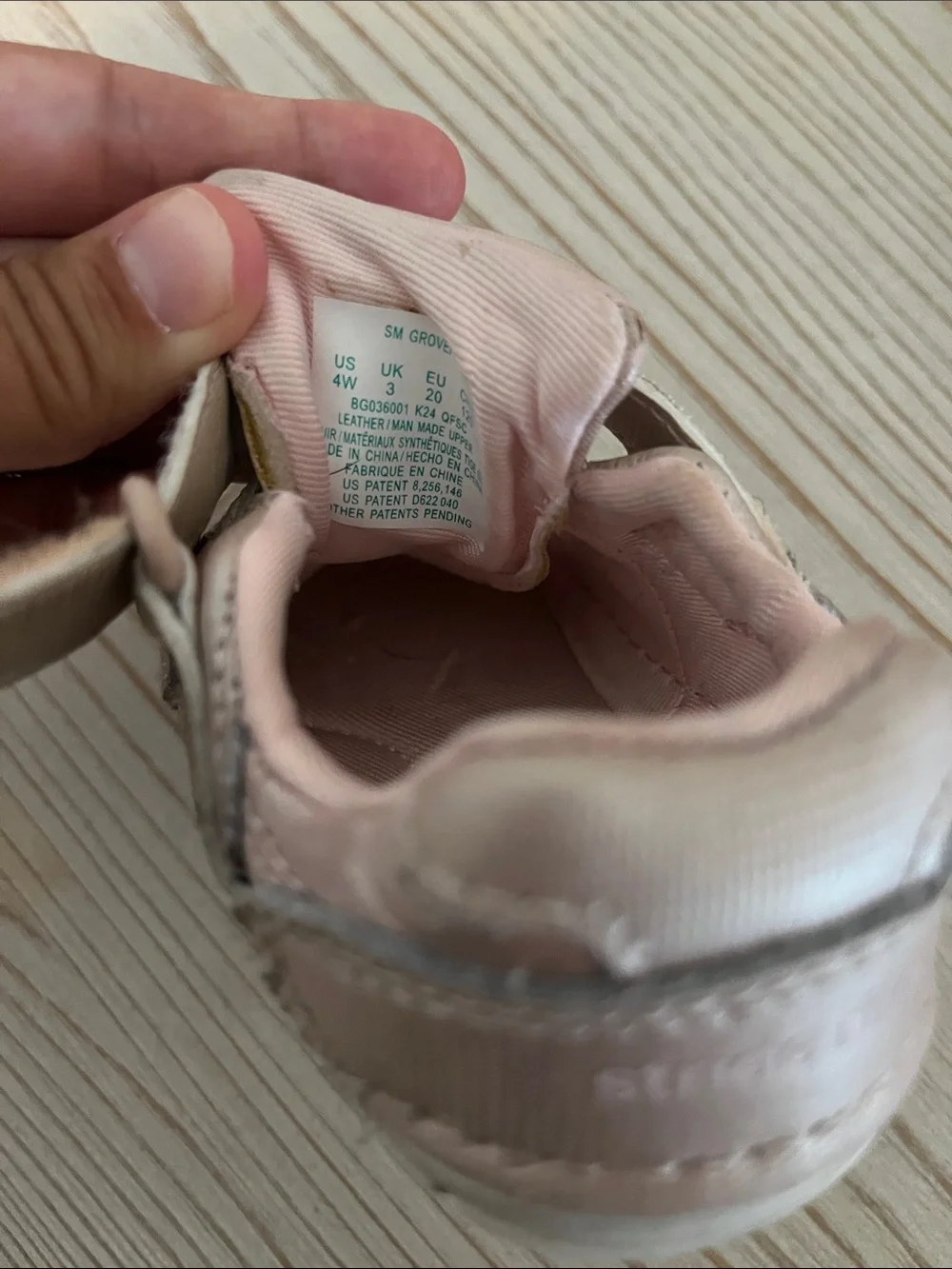 Stride Rite Light Pink Baby Walker Sneakers